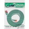 Cable de red plano ultraslim U/UTP Cat.6 Gigabit verde 3 m InLine