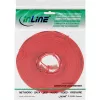 Cable de red plano ultraslim U/UTP Cat.6 Gigabit rojo 5 m InLine