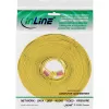 Cable de red plano ultraslim U/UTP Cat.6 Gigabit amarillo 7 m InLine