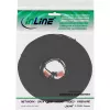 Cable de red plano ultraplano U/UTP Cat.6 Gigabit negro 15 m InLine