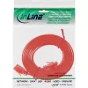 Cable de red plano ultraplano U/UTP Cat.6 Gigabit rojo 2 m InLine