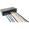 Cable de red plano ultraplano U/UTP Cat.6 Gigabit negro 2 m InLine