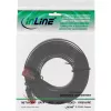 Cable de red plano ultraplano U/UTP Cat.6 Gigabit negro 2 m InLine