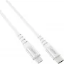 Cable USB-C Lightning InLine, para iPad, iPhone, iPod, plata/aluminio, 1 m