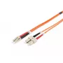 Cable de fibra óptica Digitus DK-2532-01 LC/SC 1 m