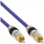 InLine Cable de vídeo RCA y audio digital Premium conector RCA macho / macho dorado 25 m