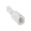 InLine Twist-Stop para auricular de teléfono conector 4P4C / conector hembra, InLine, 18890L