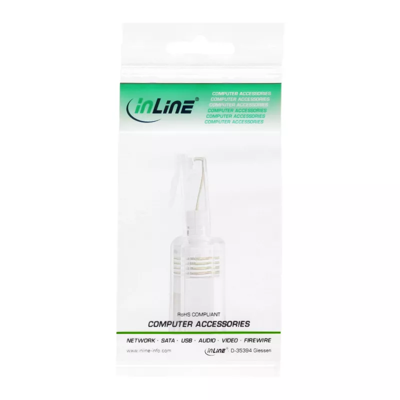 InLine Twist-Stop para auricular de teléfono conector 4P4C / conector hembra, InLine, 18890L