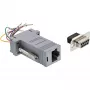 InLine Adaptador conector hembra Sub-D de 9 pines a conector hembra RJ45 68889B InLine
