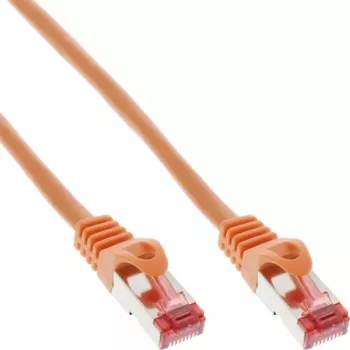 InLine Cable de parcheo S/FTP PiMF Cat.6 250MHz PVC cobre naranja 25m