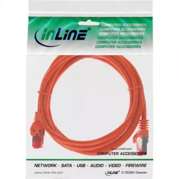 InLine Cable de parcheo S/FTP PiMF Cat.6 250MHz PVC cobre naranja 25m