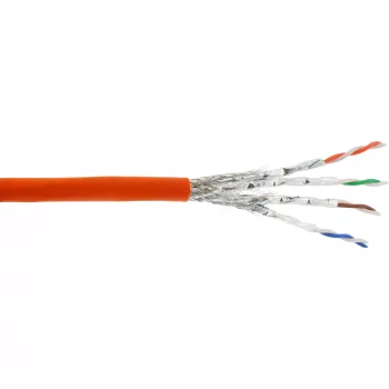 InLine Cable de instalación Cat.7a PiMF 4x2x0,58 AWG23, 1200MHz, LSZH, 300m