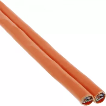 InLine Cable de instalación dúplex S/FTP PiMF Cat.7a AWG23 1200M Hz, LSOH, 50 m