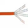 InLine Cable de instalación dúplex S/FTP PiMF Cat.7a AWG23 1200M Hz, LSOH, 100 m