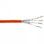 InLine Cable de instalación Cat.7a PiMF 4x2x0.58 AWG23, 1200M Hz, LSZH, 50 m