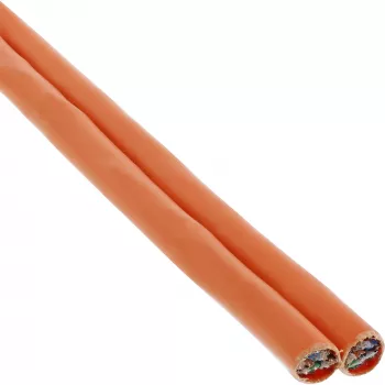 InLine Cable de instalación dúplex S/FTP PiMF Cat.7a AWG23 1200M Hz, LSOH, 300 m