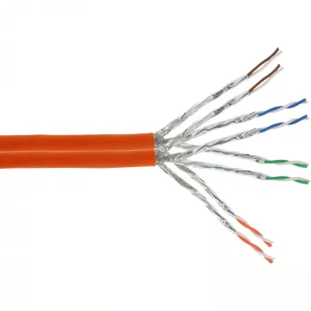 InLine Cable de instalación dúplex S/FTP PiMF Cat.7a AWG23 1200M Hz, LSOH, 500 m