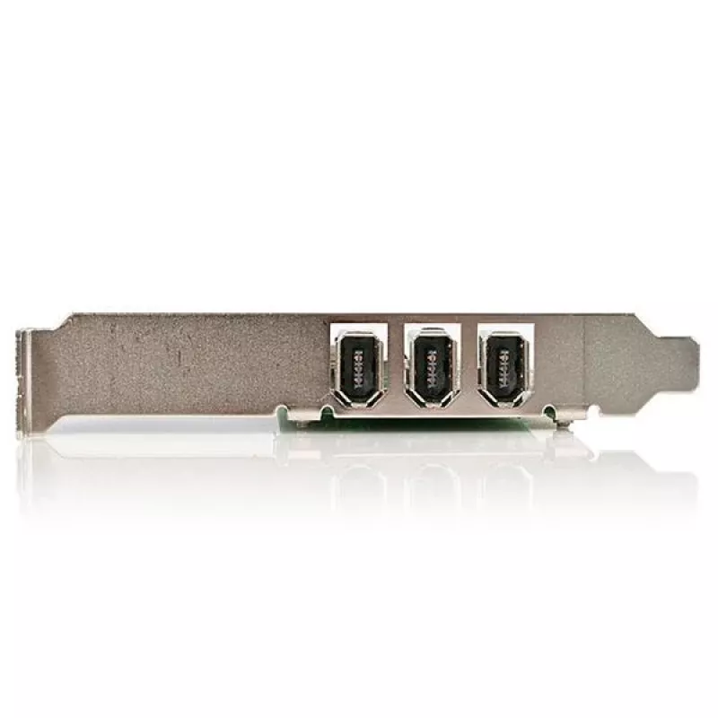 StarTech.com Tarjeta adaptadora PCI FireWire 1394a de 4 puertos – 3 externos, 1 interno