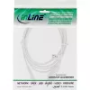 Cable de alimentación InLine, Euro macho / Euro8 macho, blanco, 1,5 m