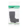 InLine Adaptador de alimentación IEC 60320 C14 / C7, acodado izquierda/derecha, 3 polos a 2 polos