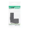 InLine Adaptador de red IEC 60320 C14/C13, acodado hacia arriba/abajo, 3 polos. Aparato IEC
