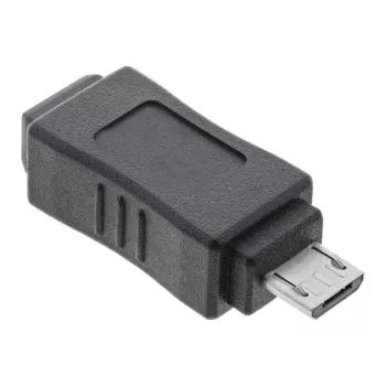 InLine Adaptador Micro-USB Micro-B conector macho / Mini-USB 5 Pin conector hembra
