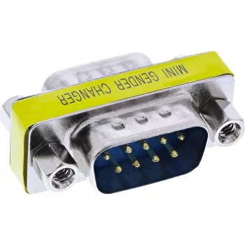 InLine Adaptador serie Adaptador DB9 conector macho / conector macho 32214