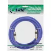 Cable de vídeo y audio digital RCA InLine Premium conector/conector RCA dorado 3 m