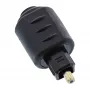 Adaptador de audio óptico conector hembra 3,5 mm / conector macho Toslink InLine 89907
