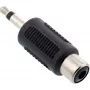 Adaptador de audio InLine conector macho 3,5 mm / 1x conector hembra RCA mono