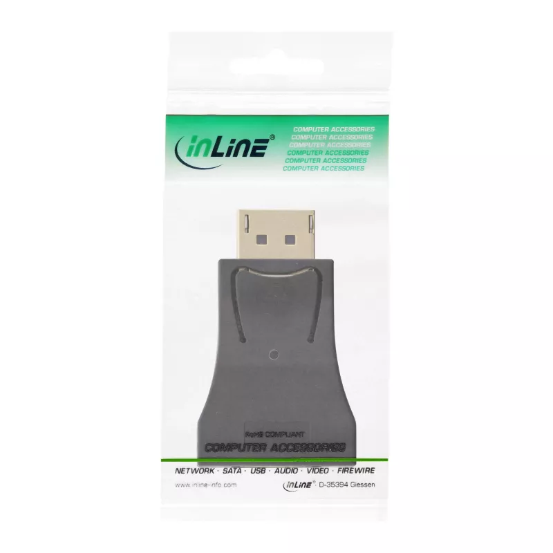 Convertidor DisplayPort InLine, conector macho DisplayPort / conector hembra VGA, FullHD/60Hz