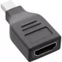 Convertidor DisplayPort InLine, conector macho mini DisplayPort / conector hembra HDMI, FullHD/60Hz