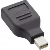 Adaptador DisplayPort InLine, conector macho Mini DisplayPort / conector hembra DisplayPort, 4K/60Hz