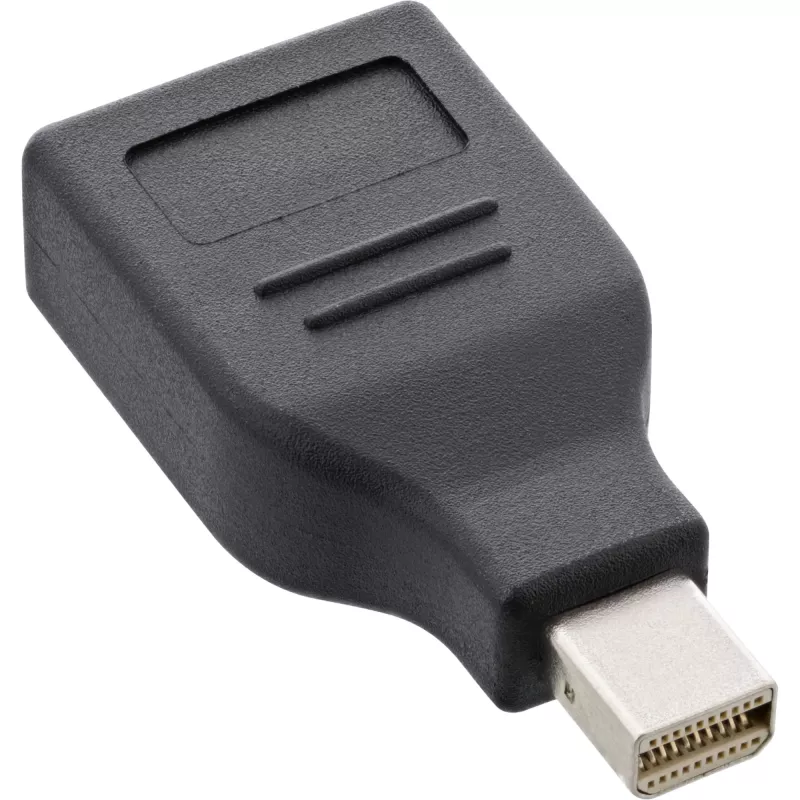 Adaptador DisplayPort InLine, conector macho Mini DisplayPort / conector hembra DisplayPort, 4K/60Hz