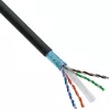 Cable de red InLine, U/UTP, Cat.6A, libre de halógenos, cobre AWG23, negro 40 m