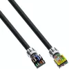 Cable de red InLine, U/UTP, Cat.6A, libre de halógenos, cobre AWG23, negro 40 m
