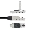Cable de red InLine, U/UTP, Cat.6A, libre de halógenos, cobre AWG23, negro 40 m