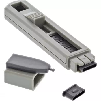 Bloqueador de puertos para portátil InLine 55724 USB-C 6 bloqueadores de puertos incluidos