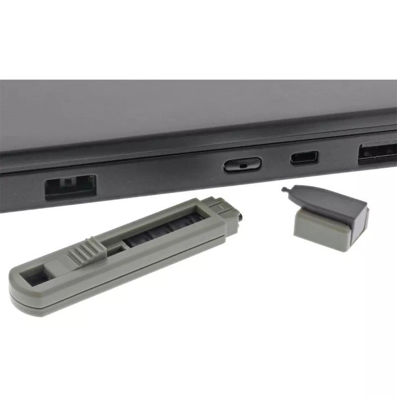 Bloqueador de puertos para portátil InLine 55724 USB-C 6 bloqueadores de puertos incluidos