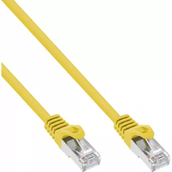 Cable de red InLine F/UTP Cat.5e amarillo 10m
