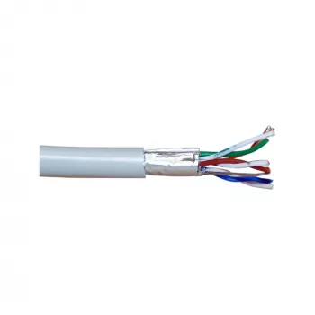 Cable de red InLine F/UTP Cat.5e AWG26 CCA PVC gris 100m
