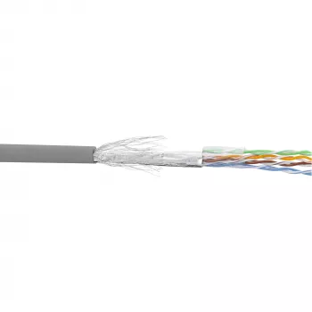 Cable de red InLine SF/UTP Cat.5e AWG26 CCA PVC gris 500m