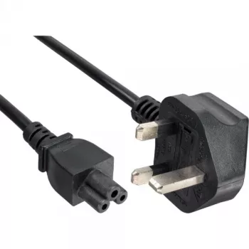 Cable de alimentación InLine para portátil Inglaterra conector hembra de 3 polos 2 m