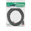Cable de red fino InLine, U/UTP, Cat.6, negro, 5m
