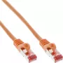 Cable de parcheo InLine S/FTP PiMF Cat.6 250MHz PVC cobre naranja 20m