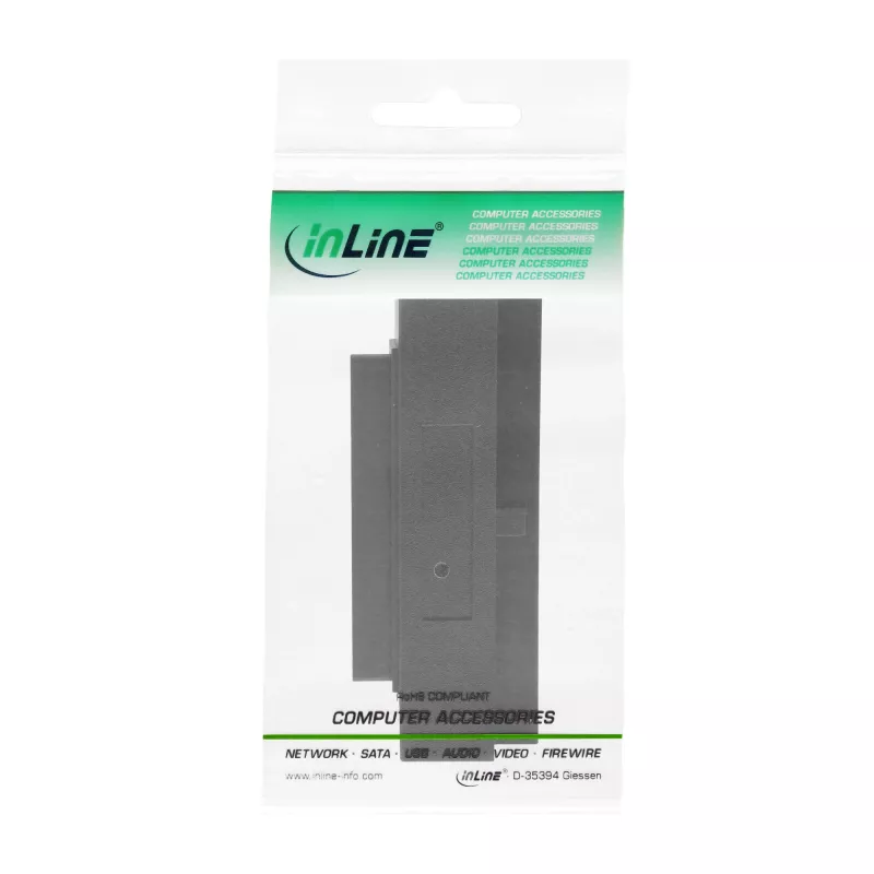 Adaptador SCSI III InLine interno 50 pines IDC hembra a 68 pines mini Sub-D hembra