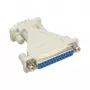 Adaptador serie AT InLine 25 pines hembra / 9 pines Sub-D macho