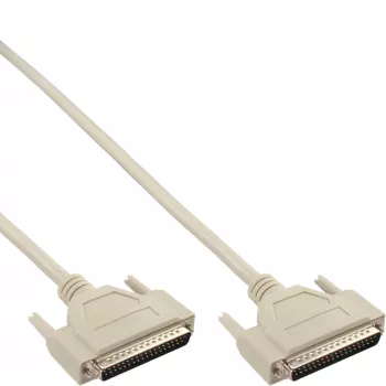 Cable de prolongación serie InLine 37 pines DB37 macho/macho directo 3m