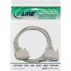 Cable serie InLine, moldeado, DB25 macho a DB25 hembra, directo, gris, 3m