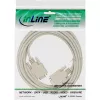 Cable módem nulo InLine DB9 hembra/hembra moldeado 3m Beige
